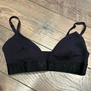 Meshki Womens Black Bralette Size Small